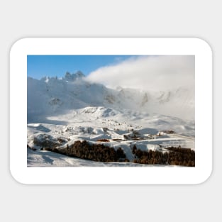 Courchevel 3 Valleys French Alps France Sticker